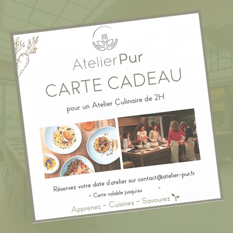 Carte Cadeau - Atelier Cuisine